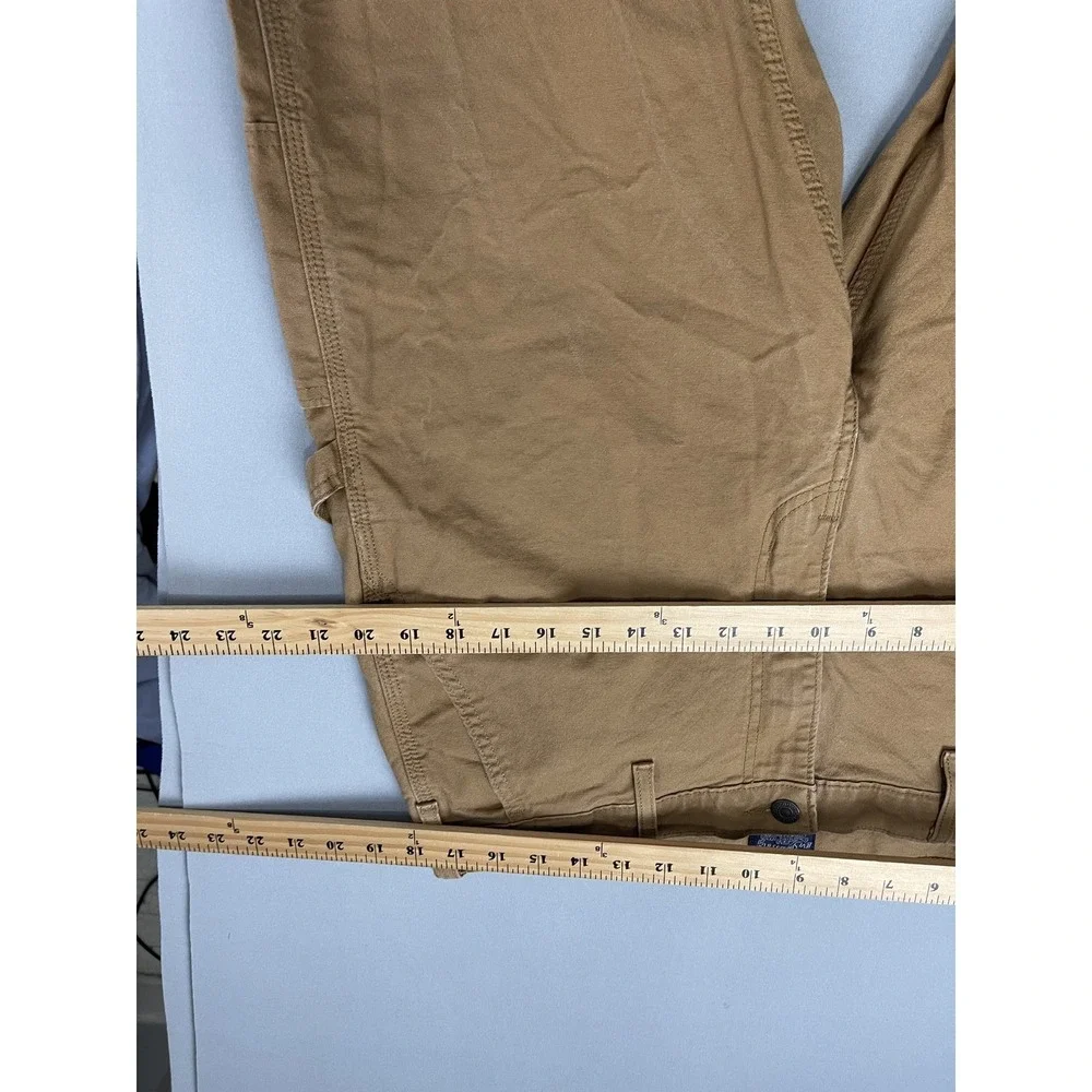 Levis Mens Pants 36x32 Tan‎ Khaki Chino Workwear Carpenter Canvas Cargo